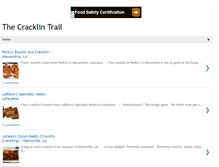 Tablet Screenshot of cracklintrail.com